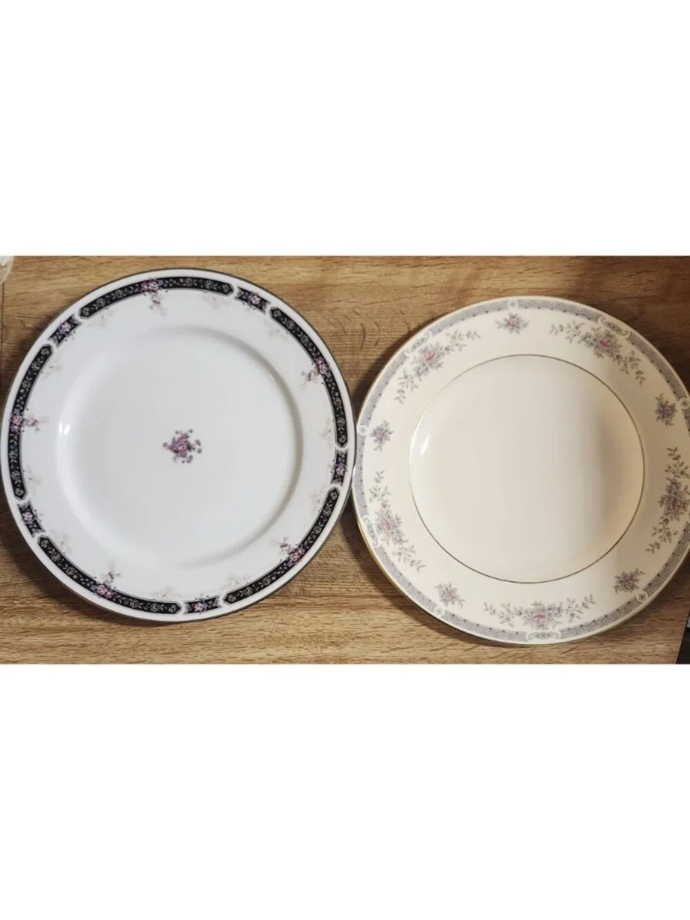 Mismatched Fine China Dinner Plates 10.25-11